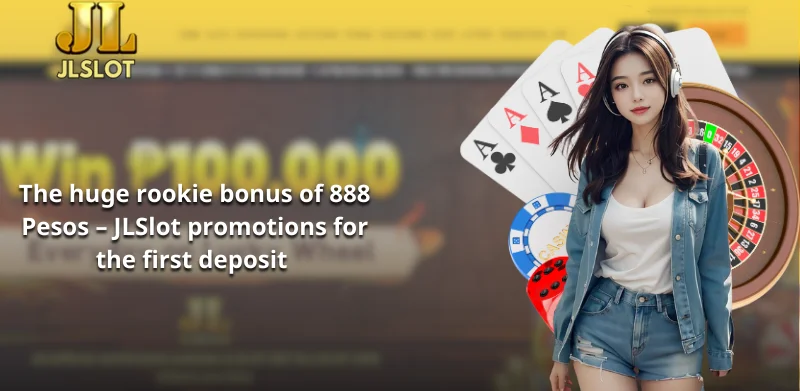 The huge rookie bonus of 888 Pesos – JLSlot promotions for the first deposit 